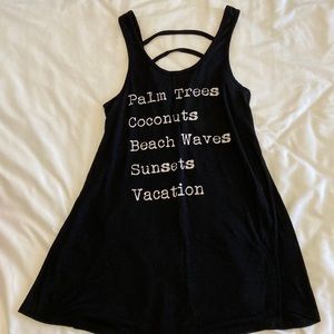 Womens black cover up size small